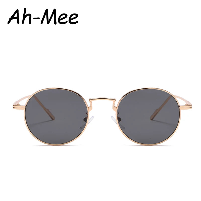 Fashion Round Vintage Sunglasses Women Men Gradient Sun Glasses For Female Retro Alloy Eyeglasses Gafas De Sol Shades
