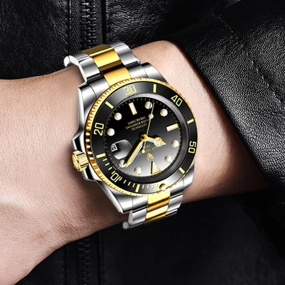 LIGE 2025 New Men Mechanical Wristwatch Stainless Steel Clocks Watch Top Brand Luxury Military Sports Mens Watches Reloj Hombre