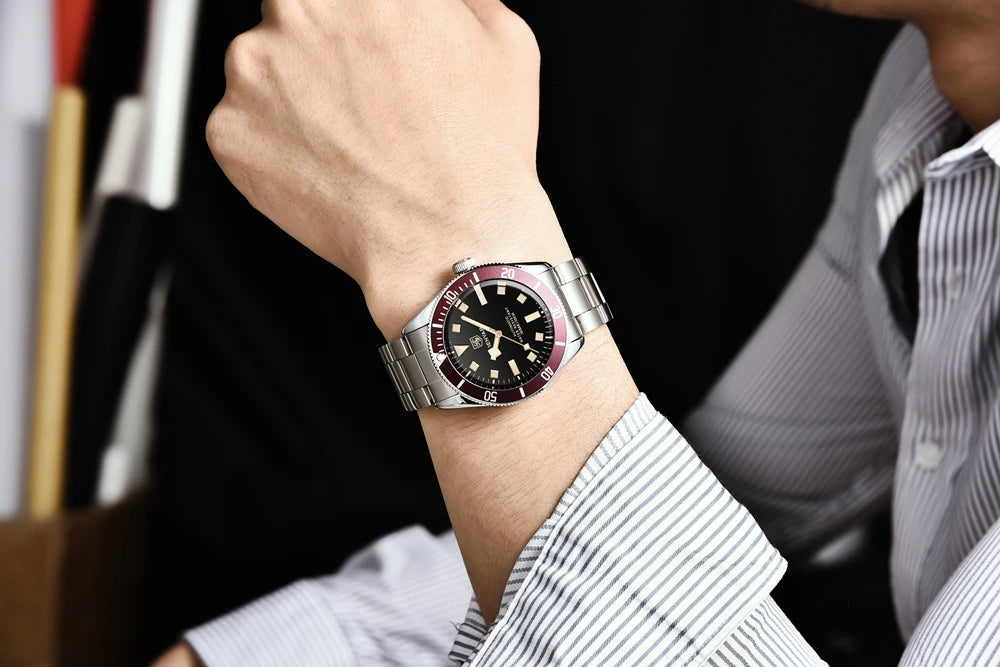 BENYAR Men's Watches Mechanical Automatic Watch BB58 Sport Watch For Men 2026 Stainless Steel Waterproof Business Luminous Clock
