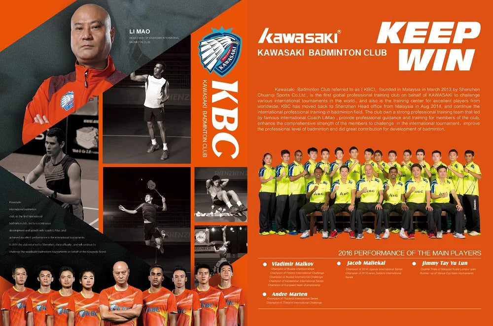 Kawasaki Professional Badminton Shoes  Breathable Anti-Slippery Sport Shoes for Men Women Sneakers K-063