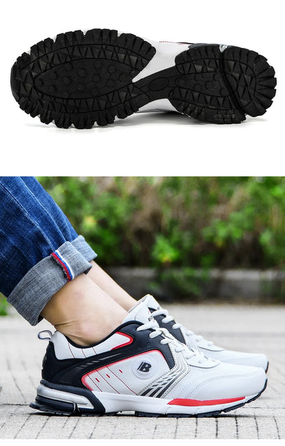 BONA Běžecké boty Pánské Módní Outdoorové Lehké Prodyšné Tenisky Pánské Šněrovací Sportovní Chůze Joggingové boty Pánské Pohodlné