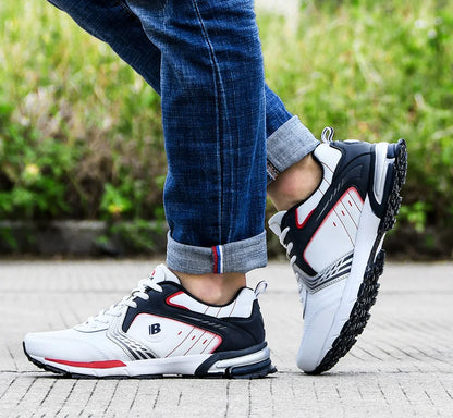 BONA Běžecké boty Pánské Módní Outdoorové Lehké Prodyšné Tenisky Pánské Šněrovací Sportovní Chůze Joggingové boty Pánské Pohodlné