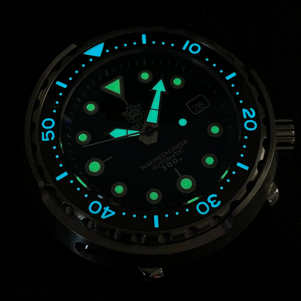 STEELDIVE Popular SD1975 47.5MM Case Red Dial 300M Waterproof AR Sapphire Glass Tuna Dive Men's NH35 Automatic Watches for You