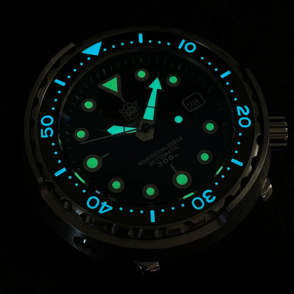 STEELDIVE Popular SD1975 47.5MM Case Red Dial 300M Waterproof AR Sapphire Glass Tuna Dive Men's NH35 Automatic Watches for You