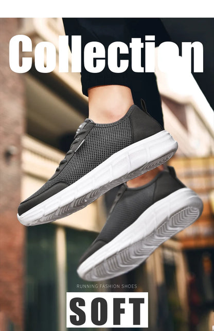 Men's Shoes Casual Mesh Summer Sneakers Breathable Lightweight Tenis Men Walking Sneaker Comfortable Masculino Zapatillas Hombre