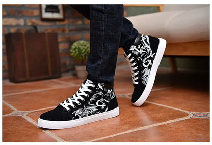 Men Casual Skateboarding Shoes High Top Sneakers Sports Shoes Men Outdoor Breathable Street Walking Shoes 48 Chaussure Homme 47