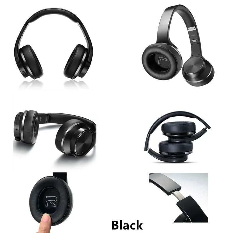 Casque Bluetooth supra-auriculaire robuste 2-en-1 SODO MH-5 avec haut-parleur, casque sans fil pliable avec micro, 3 modes d'égalisation