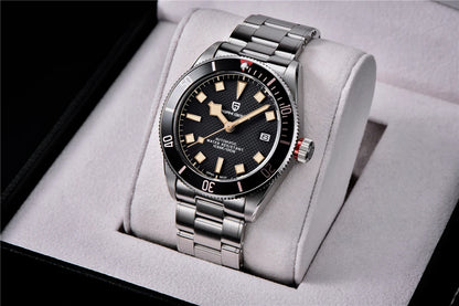 PAGANI DESIGN BB58 Steel Men's Mechancial Wrist Watches Luxury Automtaic Watch For Men AR Sapphire mirror Sport Waterproof Watch