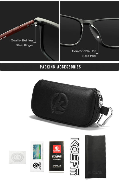 KDEAM New Luxury Polarized Sunglasses Men's Driving Shades Fishing Travel Golf Sunglass Male Sun Glasses CE