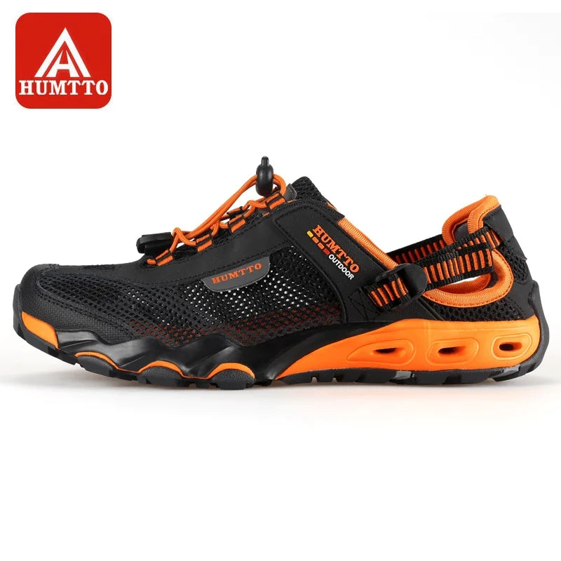 HUMTTO Men Upstream Shoes Outdoor Trekking Wading Aqua Shoes Breathable Mesh Quick drying ankle women  water Sneakers Non-slip