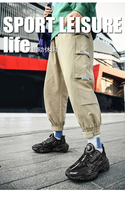 Men's Sneakers Casual Shoes Tennis Luxury Shoes Trainer Race Lace-free Shoes Fashion Loafers Running Shoes for Men