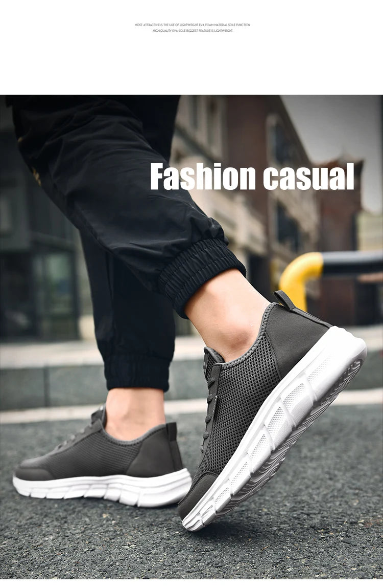 Men's Shoes Casual Mesh Summer Sneakers Breathable Lightweight Tenis Men Walking Sneaker Comfortable Masculino Zapatillas Hombre