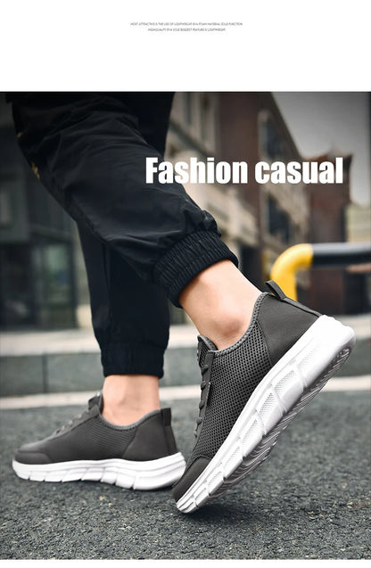 Men's Shoes Casual Mesh Summer Sneakers Breathable Lightweight Tenis Men Walking Sneaker Comfortable Masculino Zapatillas Hombre