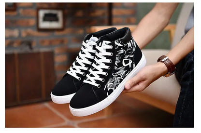 Men Casual Skateboarding Shoes High Top Sneakers Sports Shoes Men Outdoor Breathable Street Walking Shoes 48 Chaussure Homme 47