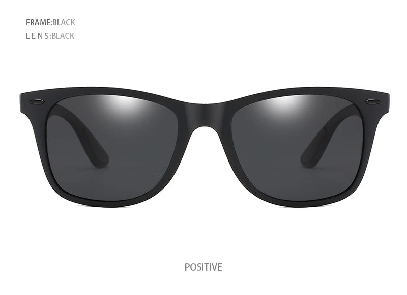 Hot Sale Polarized Sunglasses Men Women Classic Square Plastic Driving Sun Glasses Male Fashion Black Travelling Shades UV400