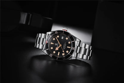 PAGANI DESIGN BB58 Steel Men's Mechancial Wrist Watches Luxury Automtaic Watch For Men AR Sapphire mirror Sport Waterproof Watch