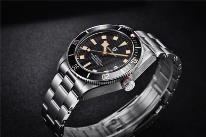 PAGANI DESIGN BB58 Steel Men's Mechancial Wrist Watches Luxury Automtaic Watch For Men AR Sapphire mirror Sport Waterproof Watch