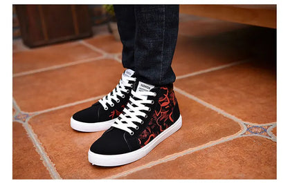 Men Casual Skateboarding Shoes High Top Sneakers Sports Shoes Men Outdoor Breathable Street Walking Shoes 48 Chaussure Homme 47