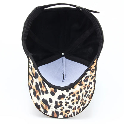 CNTANG Women Leopard Print Baseball Cap Fashion Hip Hop Caps Casual Designer Brand Female Hat Snapback For Women's Girls Gorras