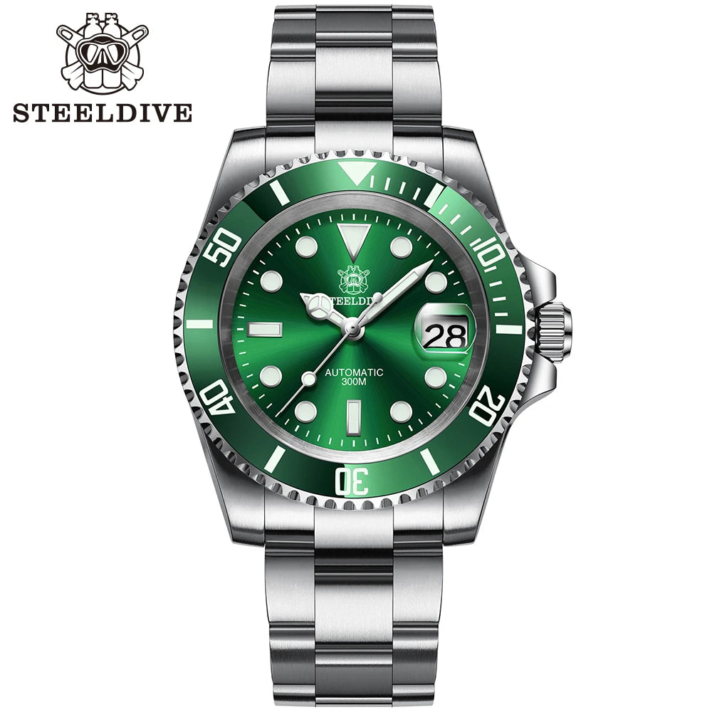SD1953 Steeldive Brand 2022 Men Mechanical Wristwatch 41mm Stainless Steel Men Watch NH35 Sapphire Glass Men Watches