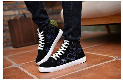 Men Casual Skateboarding Shoes High Top Sneakers Sports Shoes Men Outdoor Breathable Street Walking Shoes 48 Chaussure Homme 47
