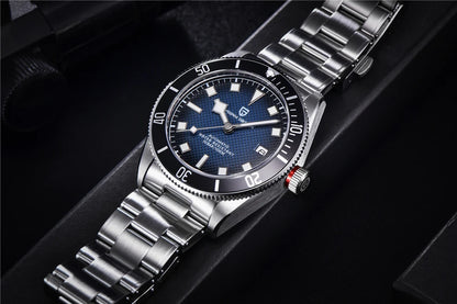 PAGANI DESIGN BB58 Steel Men's Mechancial Wrist Watches Luxury Automtaic Watch For Men AR Sapphire mirror Sport Waterproof Watch