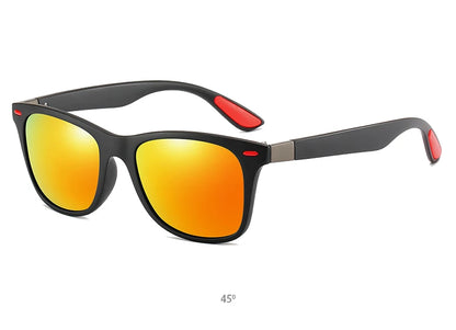 Hot Sale Polarized Sunglasses Men Women Classic Square Plastic Driving Sun Glasses Male Fashion Black Travelling Shades UV400