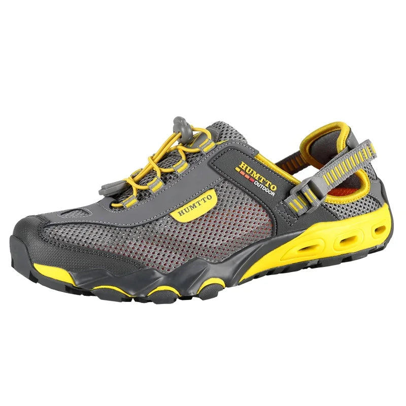 HUMTTO Men Upstream Shoes Outdoor Trekking Wading Aqua Shoes Breathable Mesh Quick drying ankle women  water Sneakers Non-slip