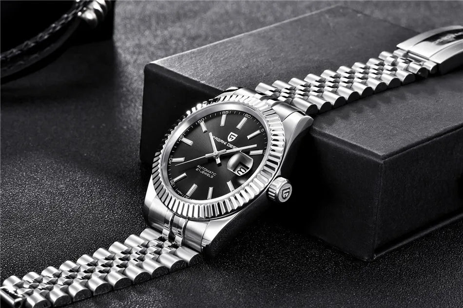 PAGANI DESIGN 40MM Men Mechanical Watch Top Luxury Japan Movement Automatic Watch Sport Stainless Steel Waterproof Men Watches