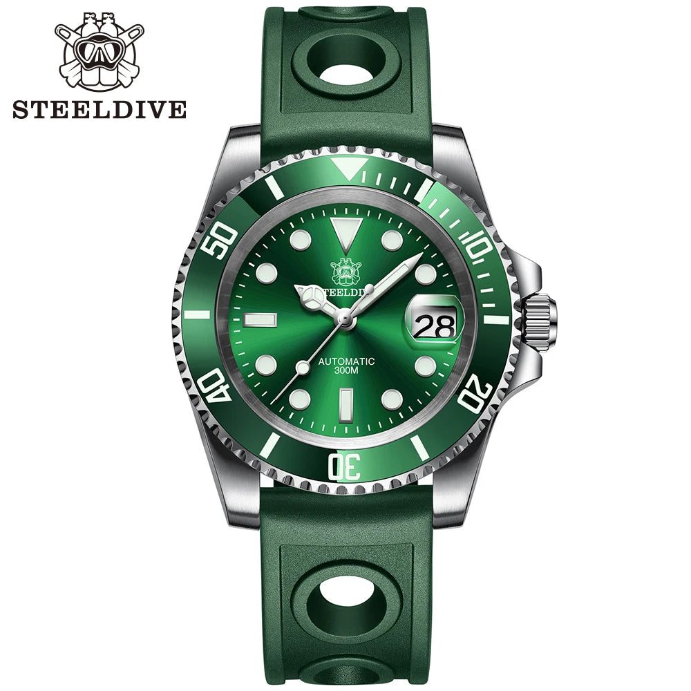 SD1953 Steeldive Brand 2022 Men Mechanical Wristwatch 41mm Stainless Steel Men Watch NH35 Sapphire Glass Men Watches