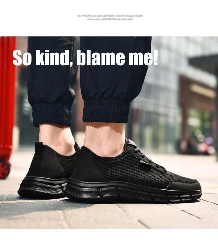 Men's Shoes Casual Mesh Summer Sneakers Breathable Lightweight Tenis Men Walking Sneaker Comfortable Masculino Zapatillas Hombre