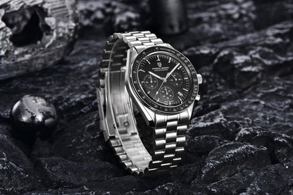 PAGANI DESIGN 2026 New CK2988 Moon Watches Retro Top Luxury Quartz Watch For Men Sapphire glass Speed Chronograph Wristwatch Men