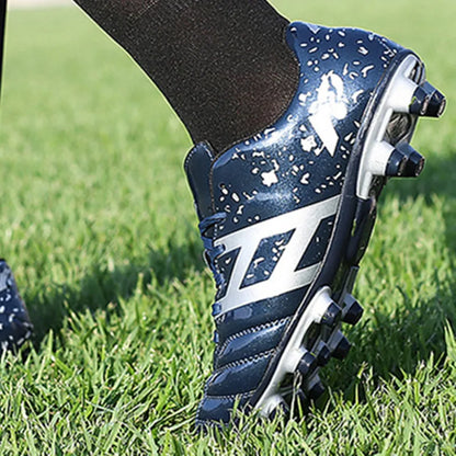 Chaussures de football athlétiques en cuir pour hommes, chaussures de football, entraînement de football, grande taille, haut, match sportif, nouveau