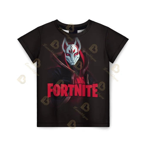 Tricou casual pentru copii Summer Fashion Fortnite Mascot, imprimeu 3D, unisex, pentru băieți și fete, îmbrăcăminte pentru copii, top T-shirt