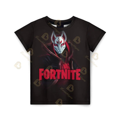 Tricou casual pentru copii Summer Fashion Fortnite Mascot, imprimeu 3D, unisex, pentru băieți și fete, îmbrăcăminte pentru copii, top T-shirt