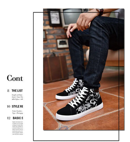 Men Casual Skateboarding Shoes High Top Sneakers Sports Shoes Men Outdoor Breathable Street Walking Shoes 48 Chaussure Homme 47