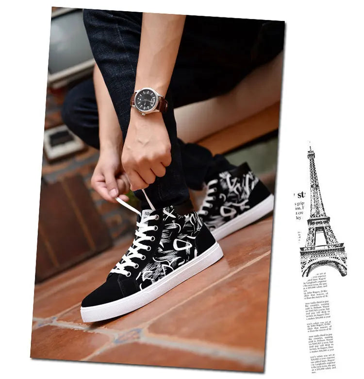 Men Casual Skateboarding Shoes High Top Sneakers Sports Shoes Men Outdoor Breathable Street Walking Shoes 48 Chaussure Homme 47