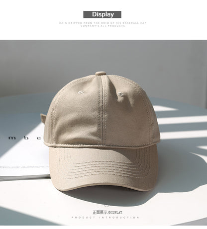 Custom Logo Cotton Soft Top Baseball Cap For Women Men Classics Simple Adjustable Dad Hat Outdoor Sport Dad Hats Wholsale