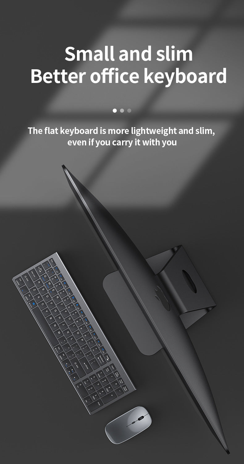 Kabellose Tastatur Bluetooth 5.0&3.0&2.4G FN+1/2/3 Dual-Mode 350mAh ultradünne Tastaturen für Laptop, PC, TV, iPad, Macbook und Android