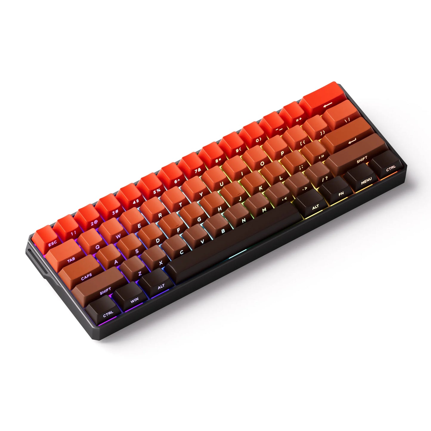 Akko MonsGeek FUN60 mechanische Tastatur mit Magnetschaltern, 60% Gaming-Tastatur, Rapid Trigger 0.01mm, 8K ARGB, HE/TMR Custom-Tastatur