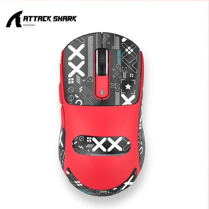 ATTACK SHARK X3 Ultra-Light Wireless Gaming Mouse, Tri-Mode Bluetooth & 2.4G, PAW3395 26000 DPI, 55g Rechargeable Gaming Mouse for PC, Mac, PS & Xbox