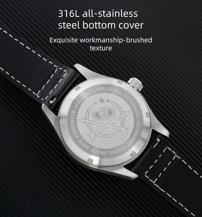 ADDIESDIVE Watches For Men C3 Super Luminous 200m Waterproof  Japan 8215 316L Stainless Reloj Hombre Automatic Mechanical Watch