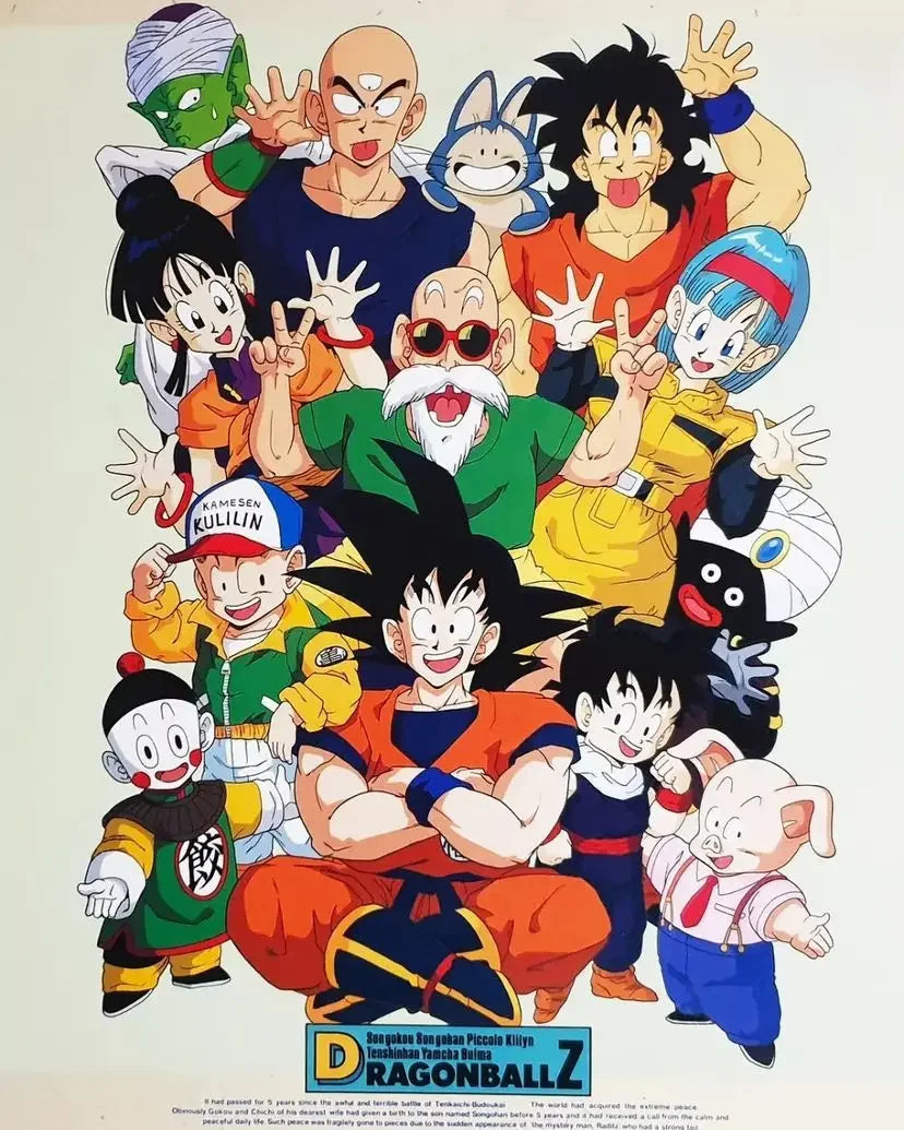 Son Goku Dragon Ball Anime 2025 Summer T-shirt Men Harajuku Oversized Retro Street Women Casual Loose Short-sleeved Unisex Tops