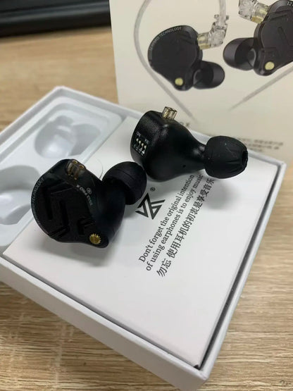 KZ-Écouteurs intra-auriculaires en métal ZS12 PRO X, 1esse + 5BA, HIFI hybride, basse, moniteur, casque, musique, sport, suppression du bruit, casque, nouveauté