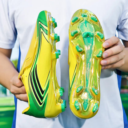 Nouvelles chaussures de football pour hommes, crampons pour femmes, modèle unisexe pour futsal, ultra-légères, TF/FG, chaussures de football professionnelles de haute qualité pour jeunes, baskets.