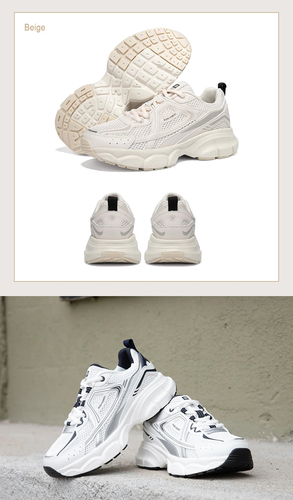Chaussures de course pour femme Baasploa : baskets de jogging légères et tendance en mesh, antidérapantes, pour femme, d'extérieur, respirantes, colorées et décontractées
