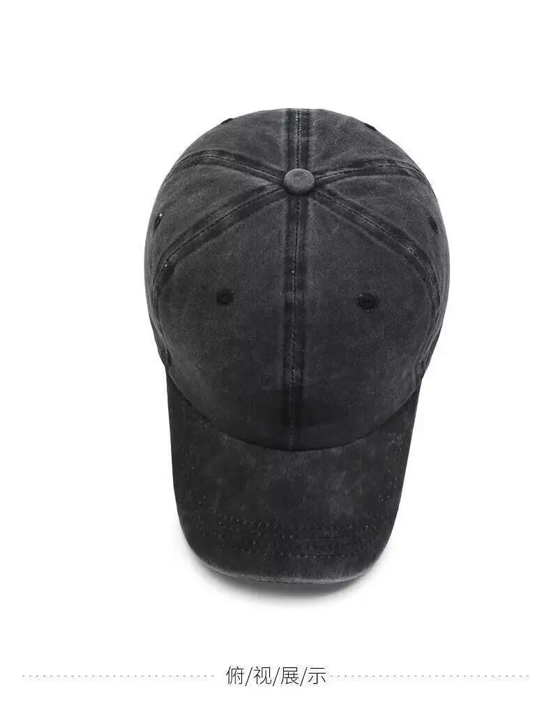 One Piece Men Washed Baseball Cap Unisex Retro Hip-hop Peak Caps Anime Luffy Male Outdoor Trucker Hat Travel Sunscreen Sunhat