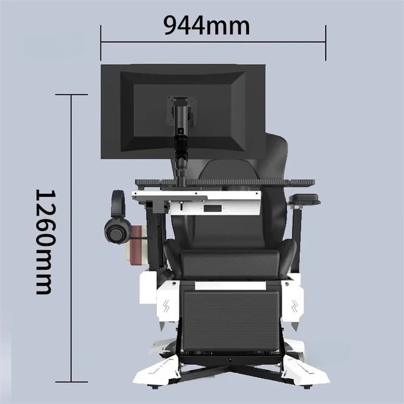 Ergonomic Gaming Chair PC Computer Racing Style Cockpit Lazy Multifunctional Long Sitting Office Home Gamer Furniture 2026