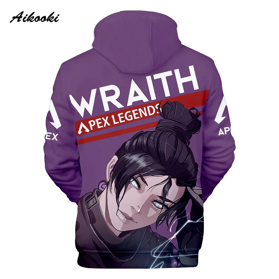 Personality 3D Printed Game Apex Legends Hoodies Sweatshirts Men Women High Quality Hoody Game Long Sleeve Plus Size Hoodies