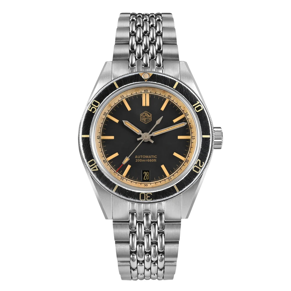 San Martin 39.5mm Summer Dive Watch Fashion Fun Fruit Series Men Sports Watches NH35 Automatic Mechanical 20 ATM SN0116 Reloj